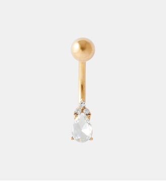 Piercing stud pour nombril strass Balaboosté