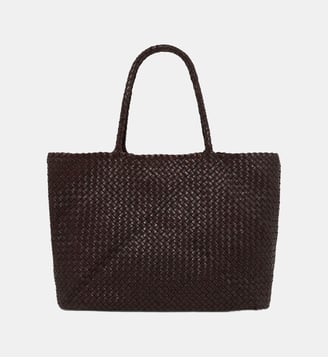 Sac cabas en cuir tressé - GABRIEL - Pablo - Cigare