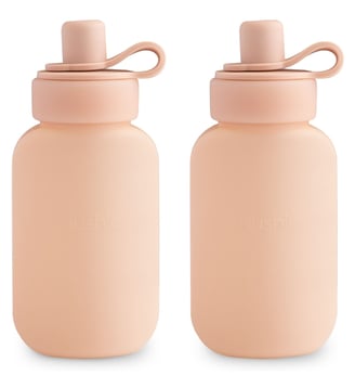Lot de 2 gourdes alimentaires - Mushie - Rose