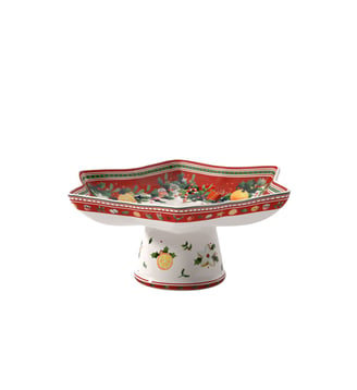 Coupe étoile sur pied - Villeroy & Boch - Rouge