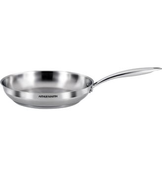 Poêle 24cm Inox - Arthur Martin - Gris