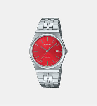 Montre Casio collection Rouge MTP-B145D-4A2VEF - Casio - Argenté