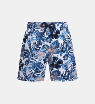 Maillot de bain stretch Island Flowers - Vilebrequin - Blanc
