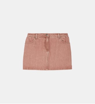 Jupe courte en denim - The Kooples - Pink