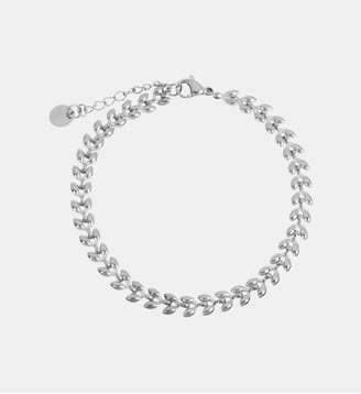 Bracelet de maille Laurier - Les Cléias - Argenté