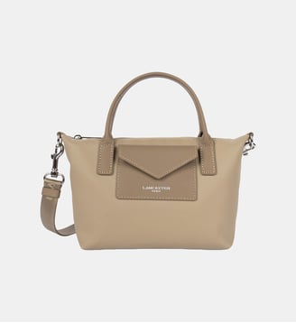Sac cabas main Storm KBA en toile enduite - Lancaster - Beige foncé