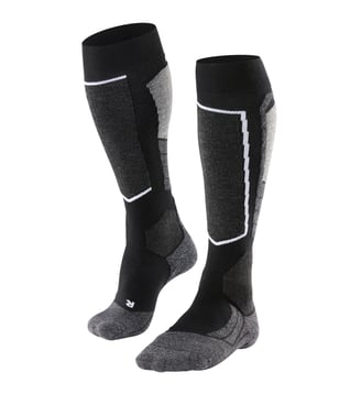 Mi-Bas SK2 Intermediate Laine - Falke - Noir mix