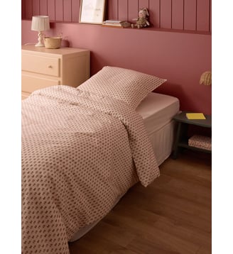 Housse de couette percale de coton "Lucette" - Cyrillus - Imprimé multico