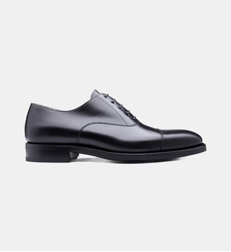 Richelieu cuir CONSUL - Finsbury - Noir clair