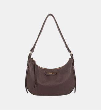 Sac hobo Dune en cuir - Lancaster - Marron foncé