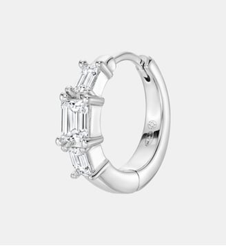 Boucle d'oreille Lucia Blanche Or - Nebuleuse Bijoux - Argenté