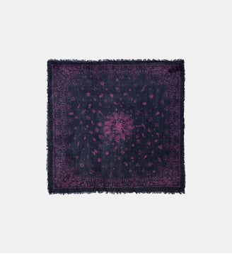 Écharpe Nuage Bandana 90 - Zadig&Voltaire - Bleu marine