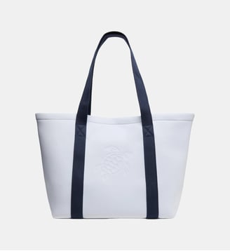 Grand sac de plage en néoprène uni - Vilebrequin - Blanc