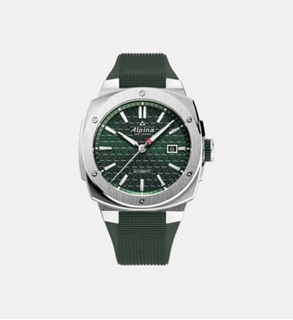 Montre automatique Alpiner Vert AL-525GR4AE6 - Alpina - Argenté
