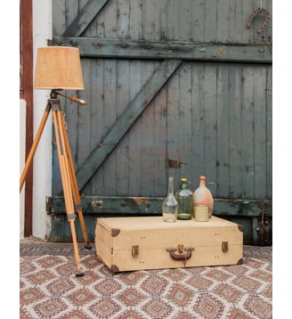 Malle beige Lucienne N°71- Produit chiné - Debongout - Beige