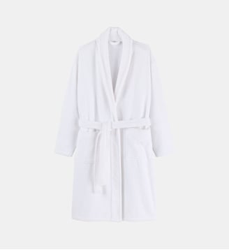Peignoir de bain mixte 550 g/m² - AM.PM - Blanc