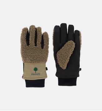 Gants en sherpa - Faguo - Taupe