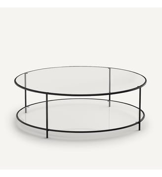 Table basse ronde verre trempé AM.PM