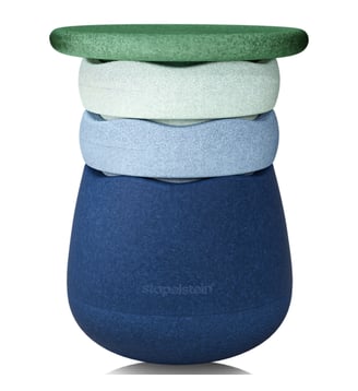 Tabouret modulaire - Stapelstein - Bleu