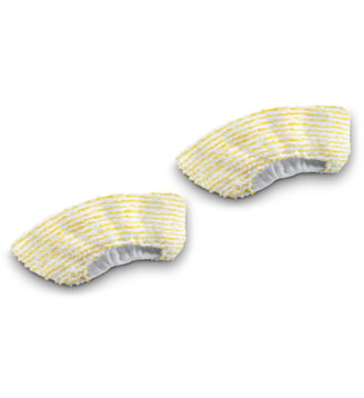 Lingettes et serpillères Microfibre x2 buse à main nettoyeur vapeur SC - Karcher - Standard