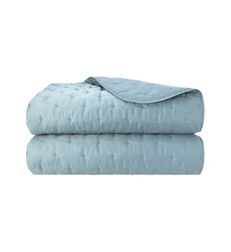 Couvre lit en satin - Yves Delorme - Fjord