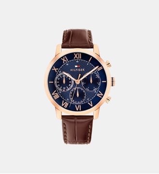 Montre Th-oxford Bleu foncé 1710727 - Tommy Hilfiger - Doré