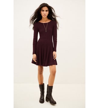 Robe Paola - Ba&sh - Aubergine