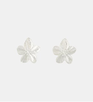 Boucles d'oreilles fleurs argentées - Balaboosté - Argenté