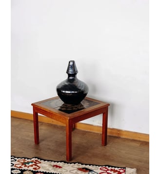 Grand vase noir Edmond N°25- Produit chiné - Debongout - Noir