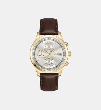 Montre Stratus Blanc 1514327 - BOSS - Doré