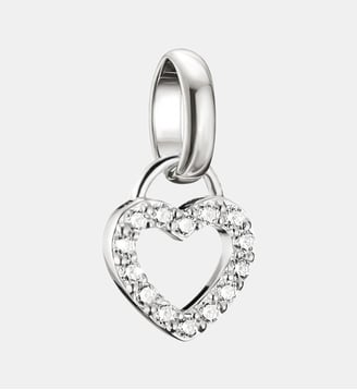 Charm cœur avec zirconia blanc - Thomas Sabo - Alliage premium et revêtu d'argent