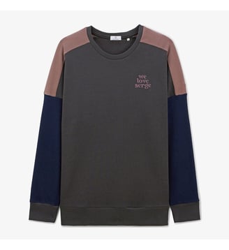 Sweat WE LOVE SERGE - Serge Blanco - Gris anthracite