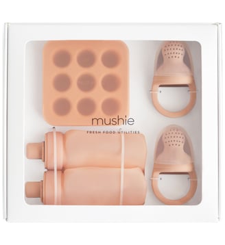 Coffret d'initiation au repas - Mushie - Rose