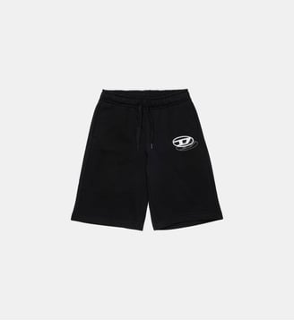 Short en molleton avec logo Diesel Kids