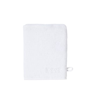 Gant de toilette  en coton - Boss Home - White