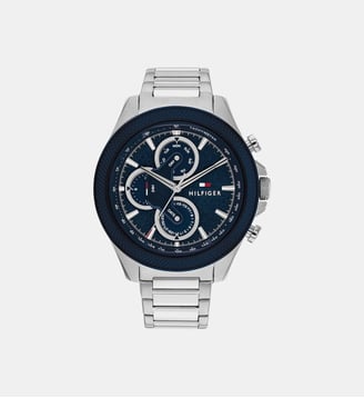 Montre Clark Bleu 1792080 - Tommy Hilfiger - Argenté