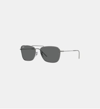Lunettes de soleil Carré RBR0102S Caravan Reverse - Ray Ban - Gris métal