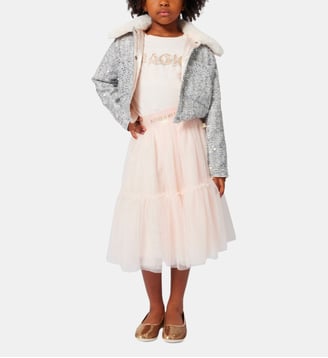 Veste en tweed - Billieblush - Lame argent