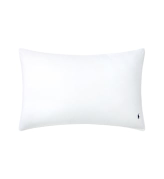 Taie à volant en percale de coton - Ralph Lauren Home - White