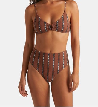 Bas de bikini taille haute Palma - Robin Collection - Multicolore