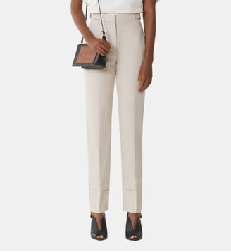 Pantalon Cigarette En Coton Technique Lanvin