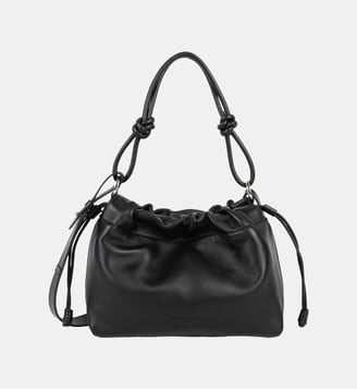 Sac besace Lush en cuir - Lancaster - Noir