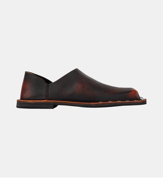 Mules Menosmal - Camperlab - Noir et orange