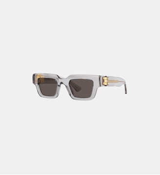 Lunettes de soleil Rectangulaire BV1230S - Bottega Veneta - Bleu clair