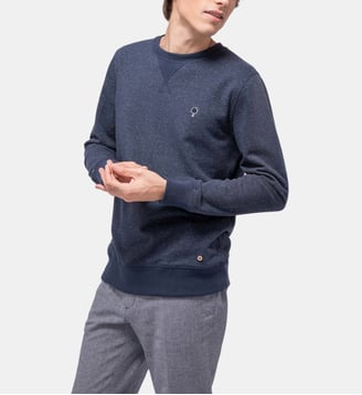 Sweat coton DONON - Faguo - Bleu