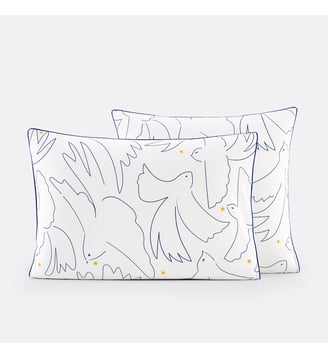 Taie d'oreiller percale de coton La Redoute Interieurs