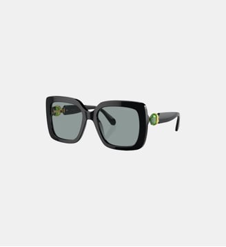 Lunettes de soleil Carré SK6001 - Swarovski - Gris foncé