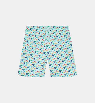Maillot de bain stretch Micro Ronde Des Tortues Rainbow - Vilebrequin - Pacific