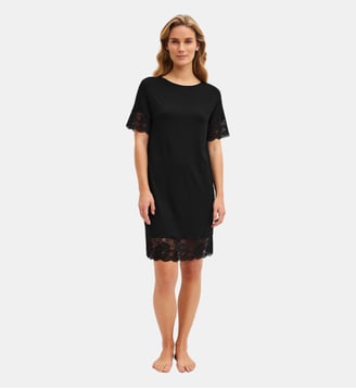Chemise de nuit à manches courtes, longueur 95 cm Elegant Dreams Calida