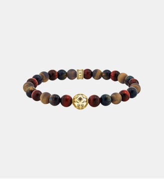 Bracelet de Beads en œil de tigre - Thomas Sabo - Or jaune